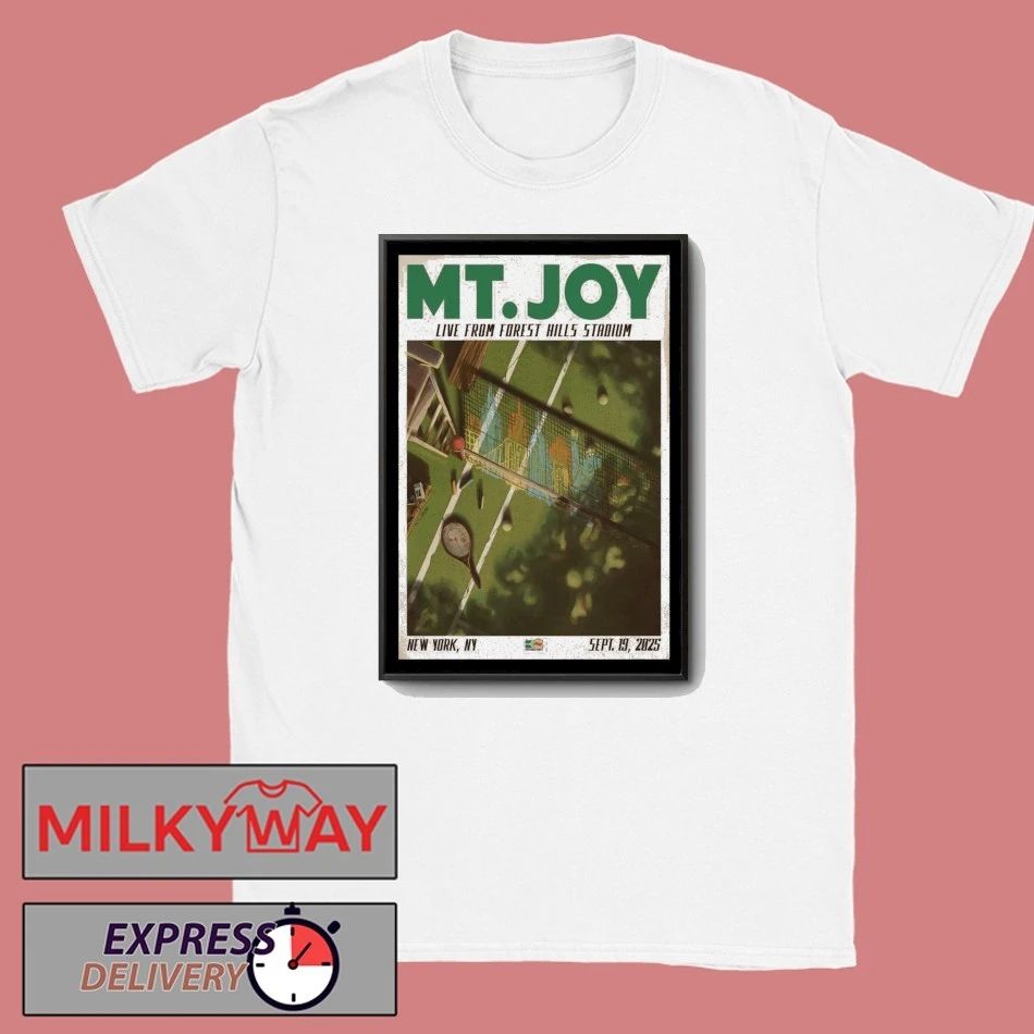 Mt. Joy Sept 19, 2025 Forest Hills Stadium, New York, NY Poster shirt