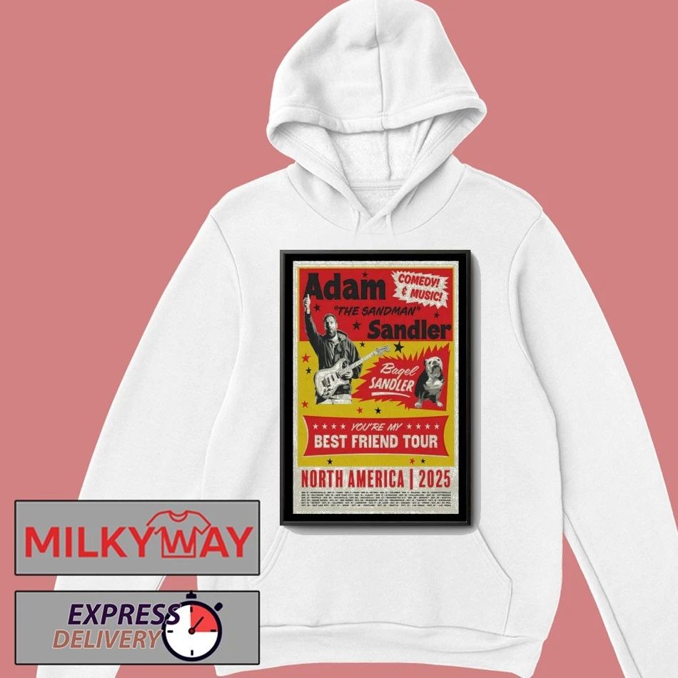 Adam Sandler You’re My Best Friend Tour North America 2025 Poster shirt