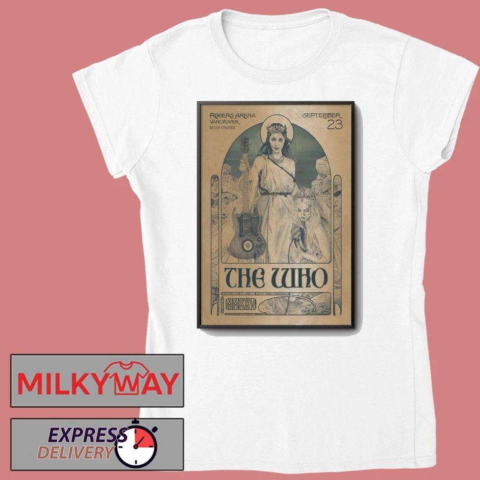 The Who At Rogers Arena On Sep 23 2025 Poster shirt