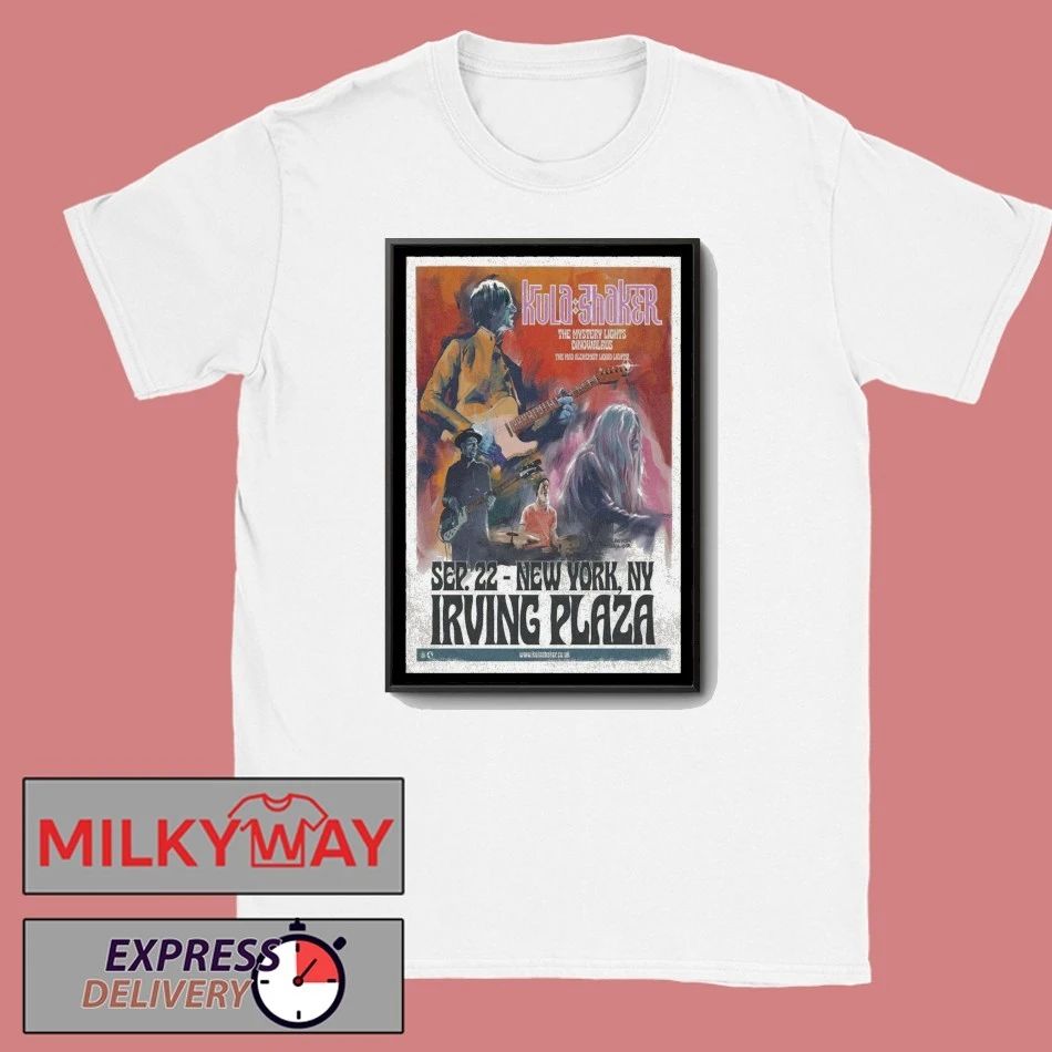 Kula Shaker Sep 22, 2025 Irving Plaza Powered By Verizon 5G. New York, NY Poster shirt