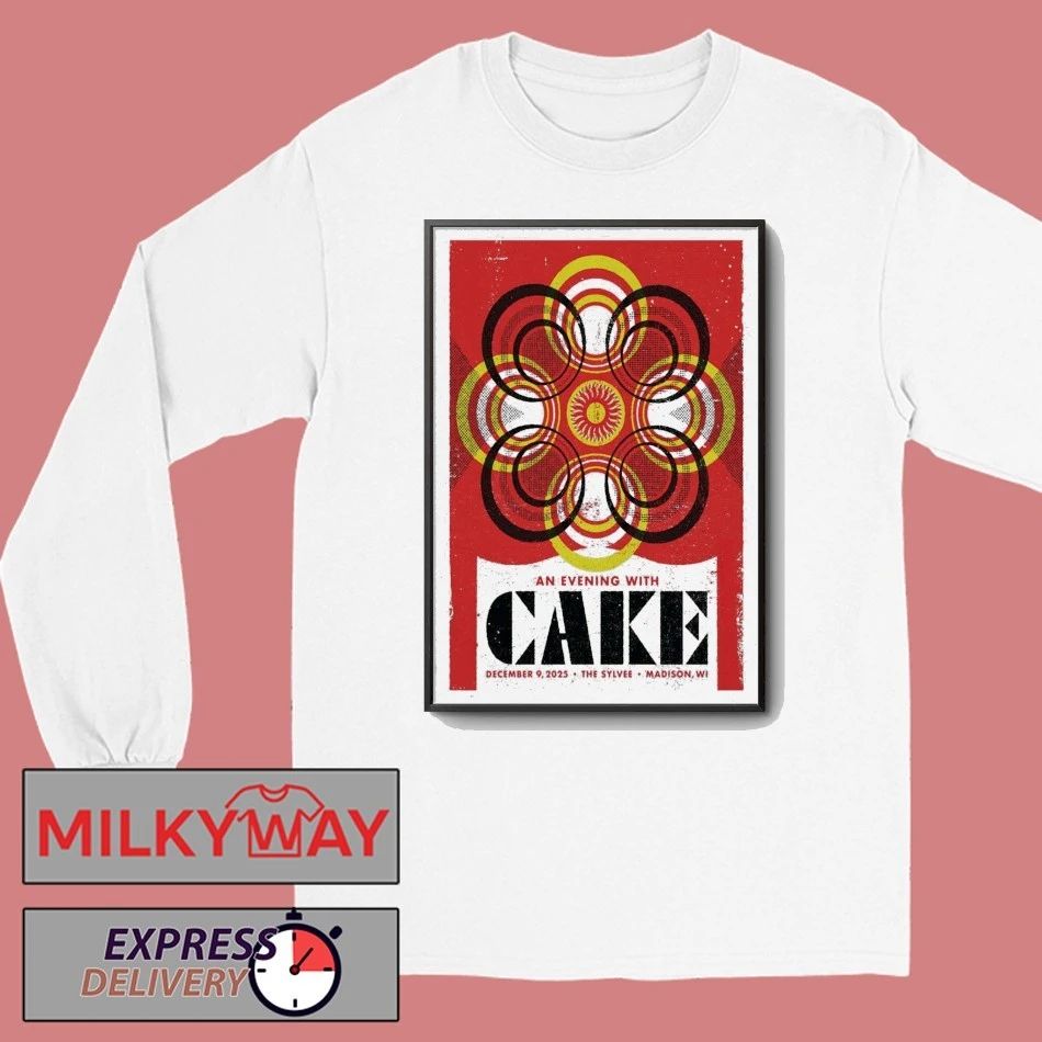 Cake Band The Sylvee, Madison, WI December 09, 2025 Poster shirt