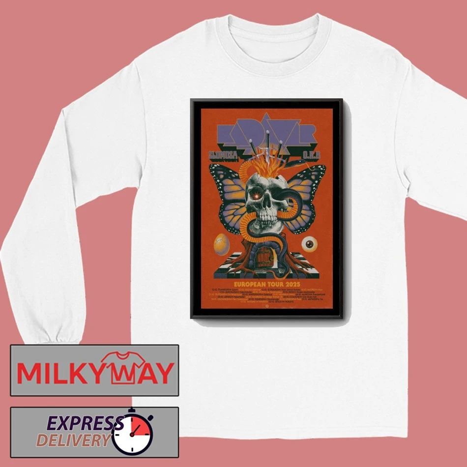 Slomosa and ORB 2025 Tour Europe Poster shirt