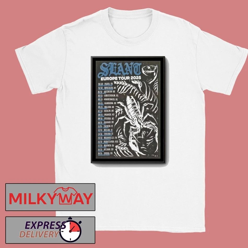 Poster Slant Tour European 2025 shirt