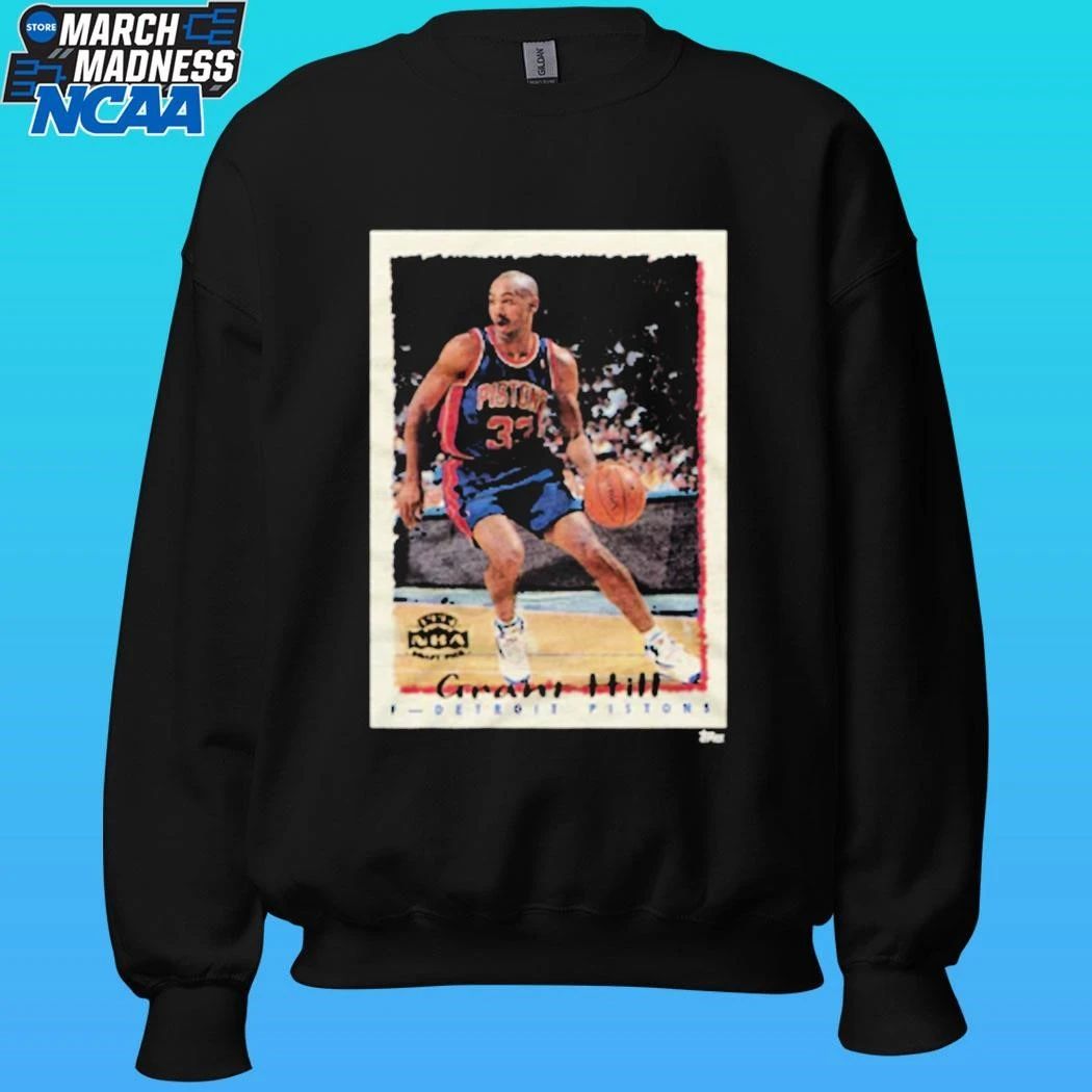 1994 Topps Basketball Grant Hill Pistons Shirt