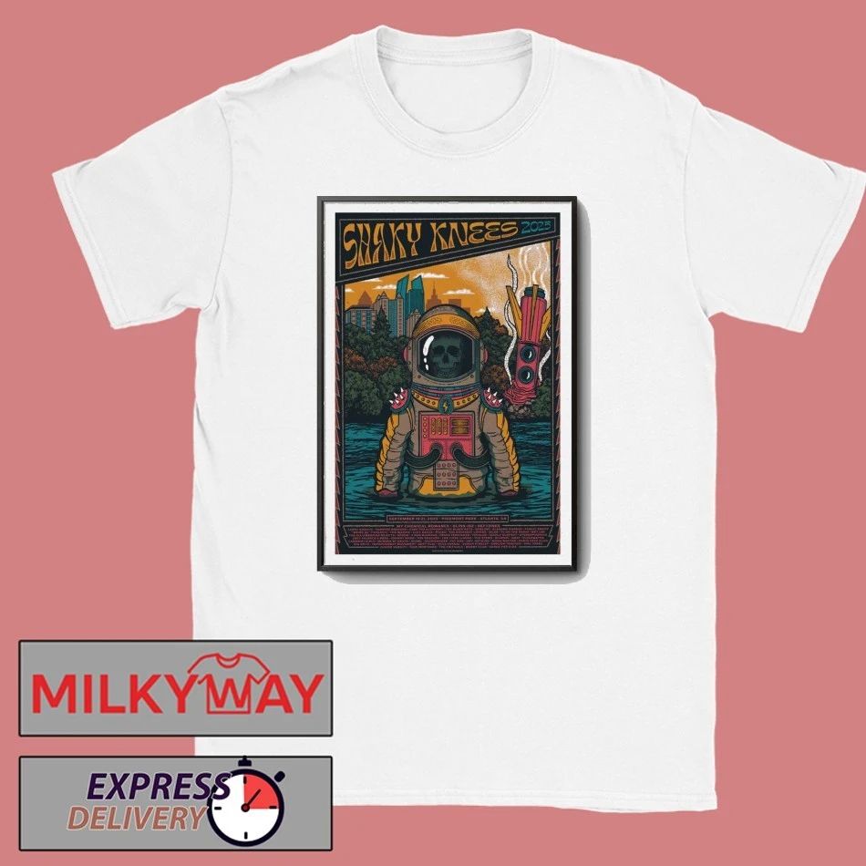 Atlanta, Georgia 2025 Shaky Knees Festival Poster shirt