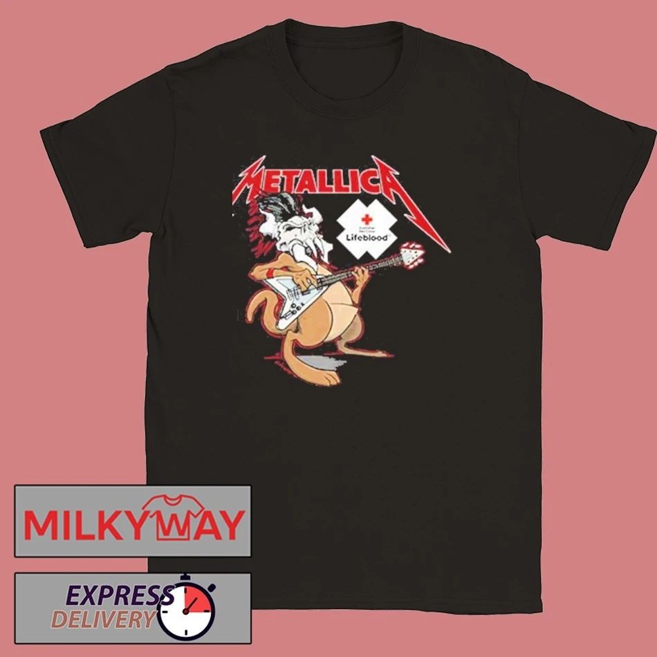 Metallica x Lifeblood M72 World Tour In Australia Metallica Gives Back shirt