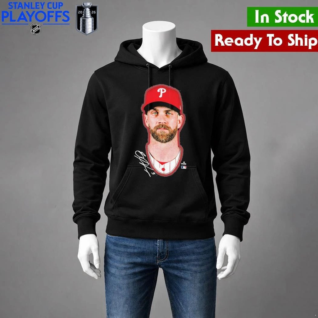 Philadelphia Phillies Bryce Harper Outerstuff Black Headliner Shirt