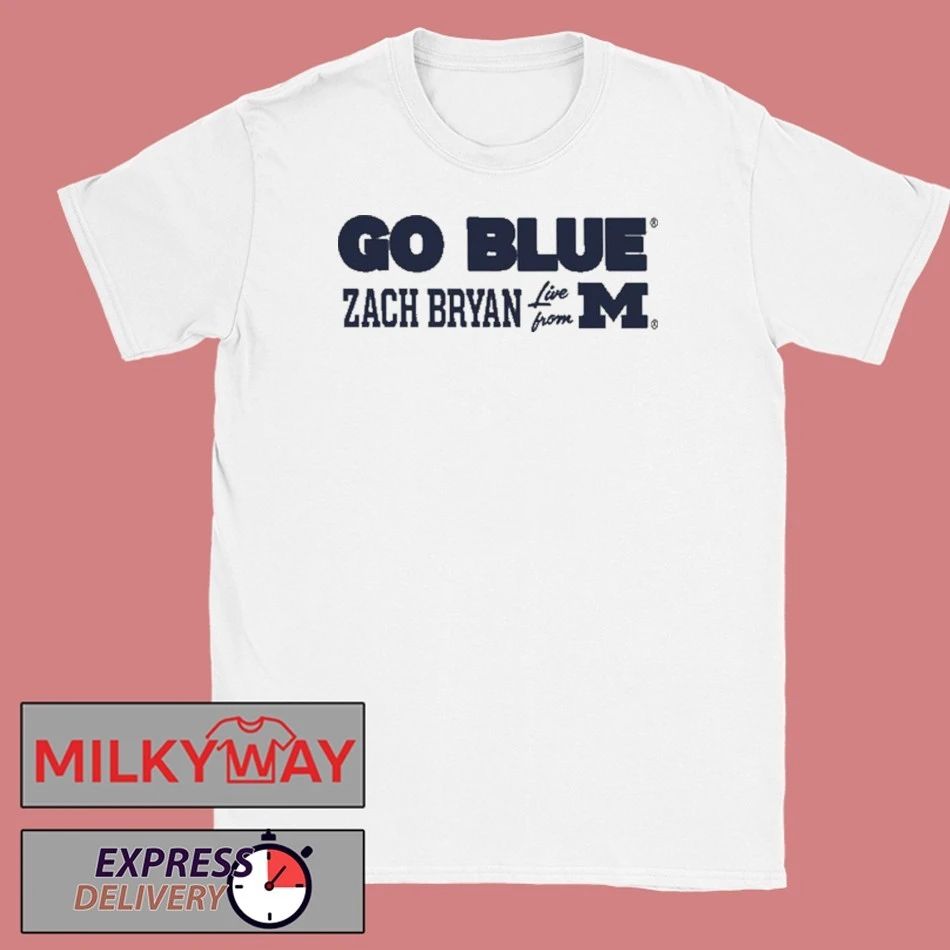 Zach Bryan The Big House Michigan Football 2025 T-Shirt