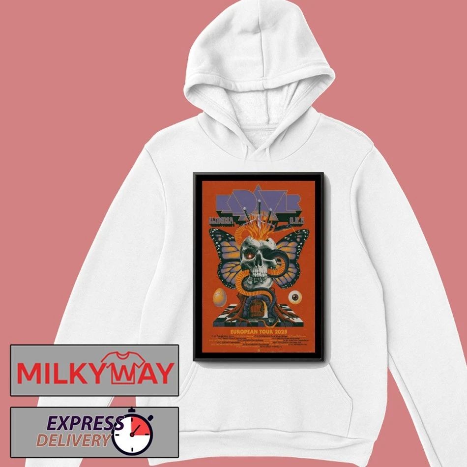 Slomosa and ORB 2025 Tour Europe Poster shirt
