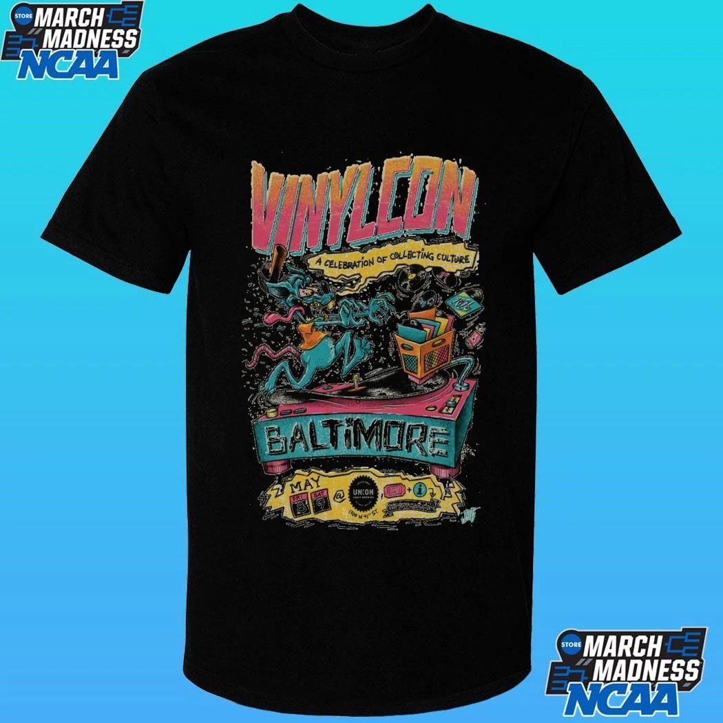 Vinylcon! May 8,9 2026 Baltimore Poster Shirt