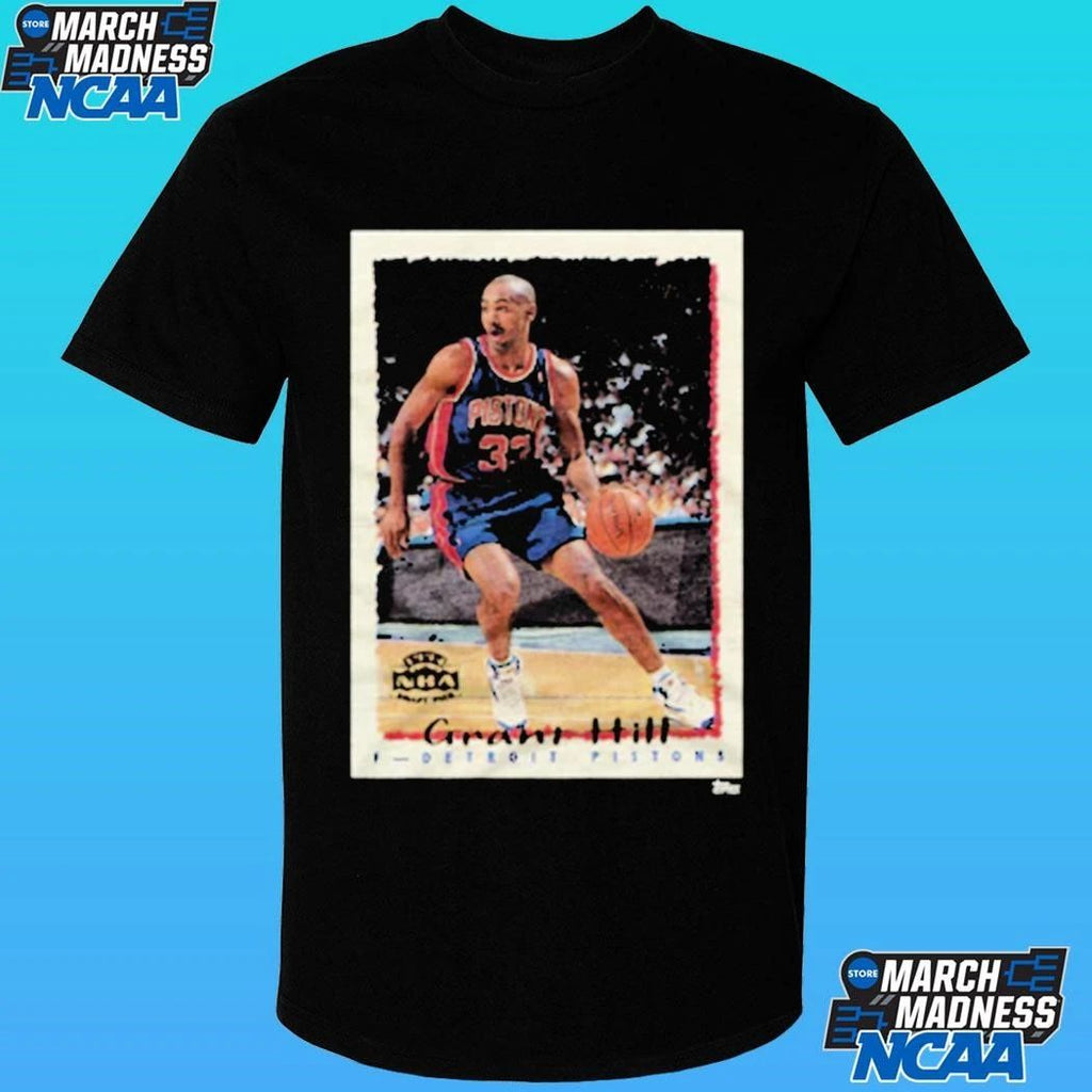 1994 Topps Basketball Grant Hill Pistons Shirt