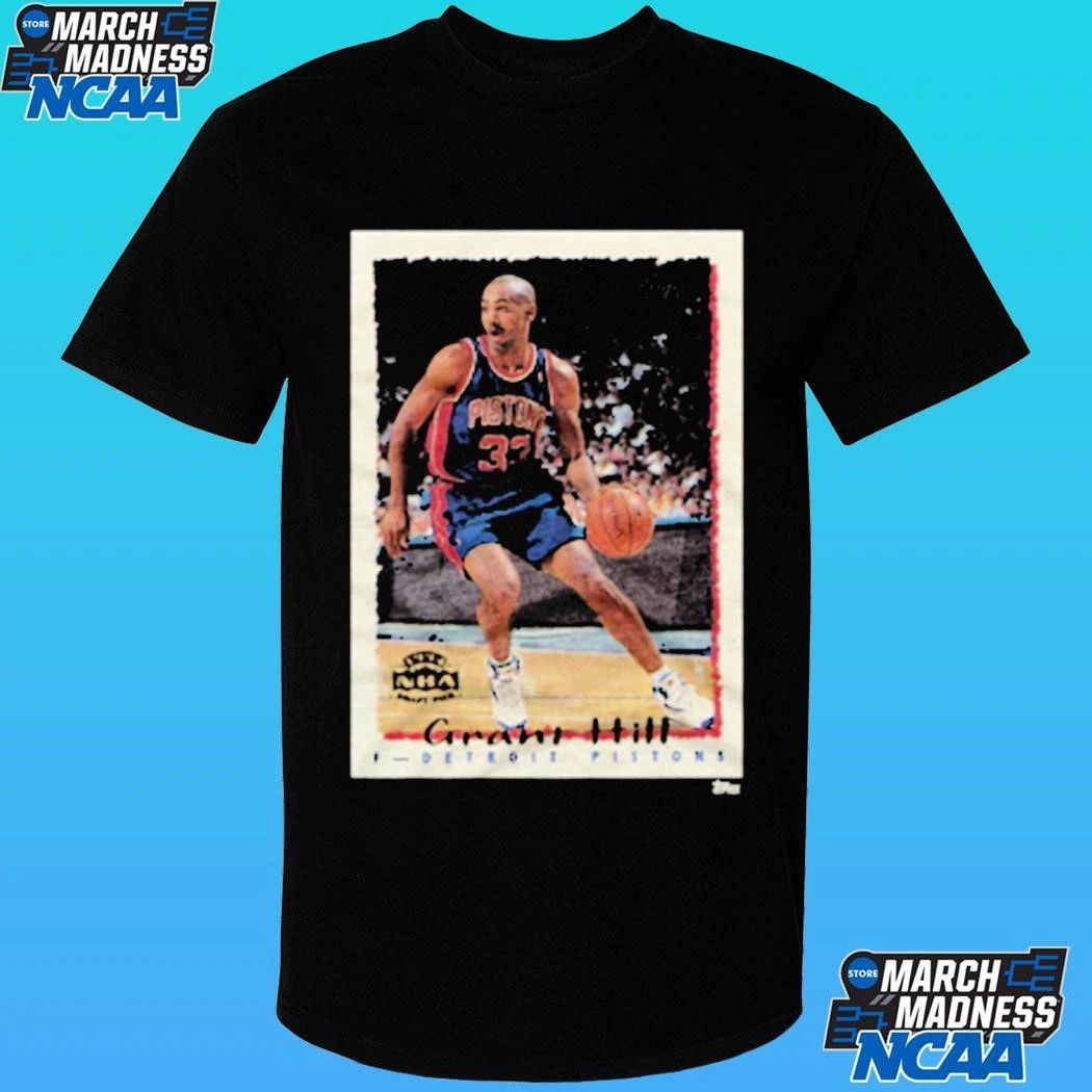 1994 Topps Basketball Grant Hill Pistons Shirt