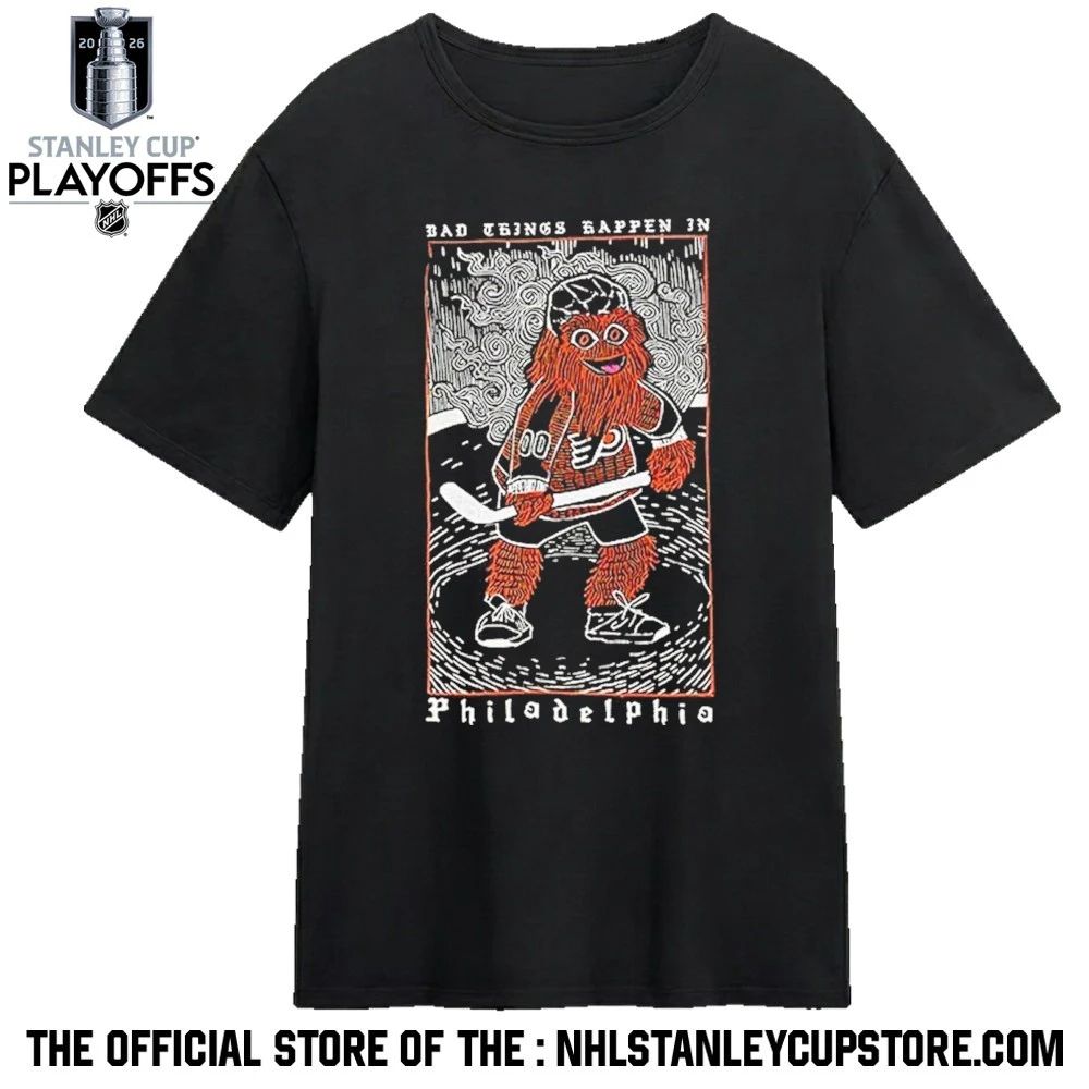 Flyers Bad Things Happen In Philadelphia Gritty Art Shirt