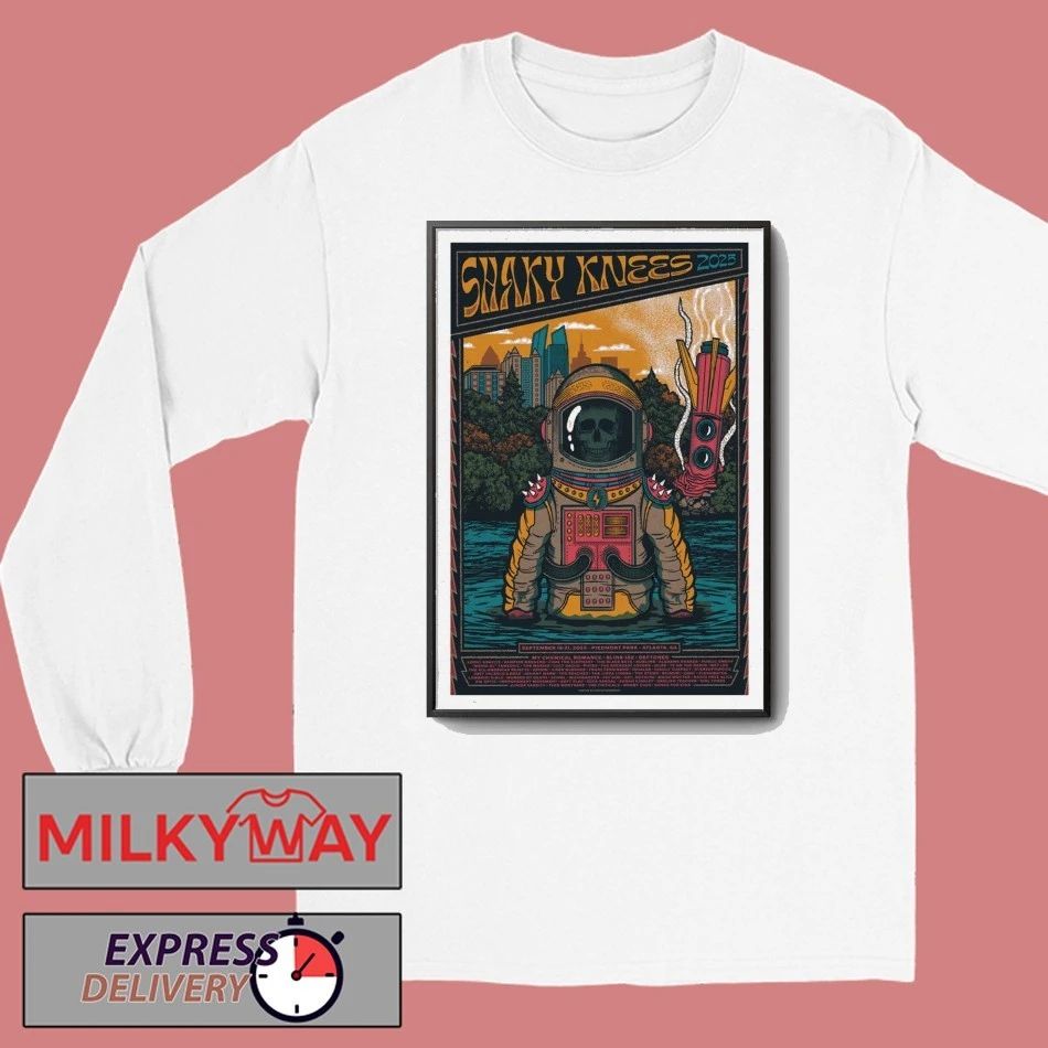 Atlanta, Georgia 2025 Shaky Knees Festival Poster shirt