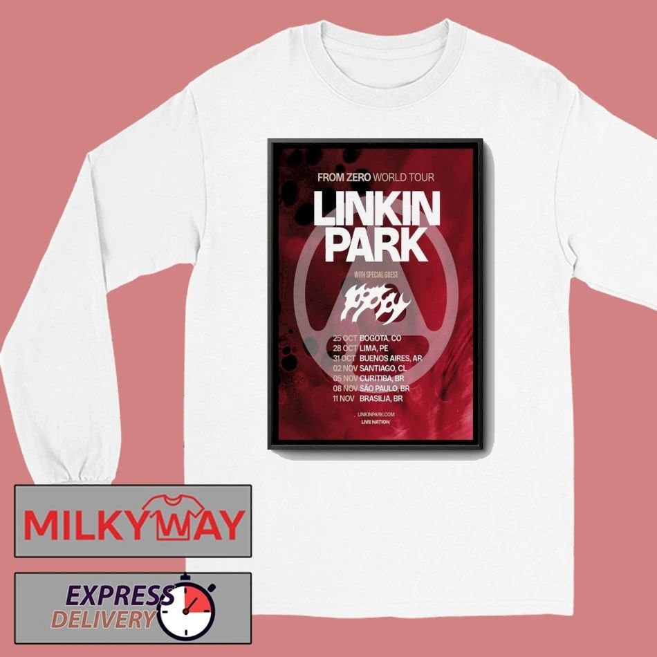 Linkin Park From Zero Tour Poster 2025 shirt