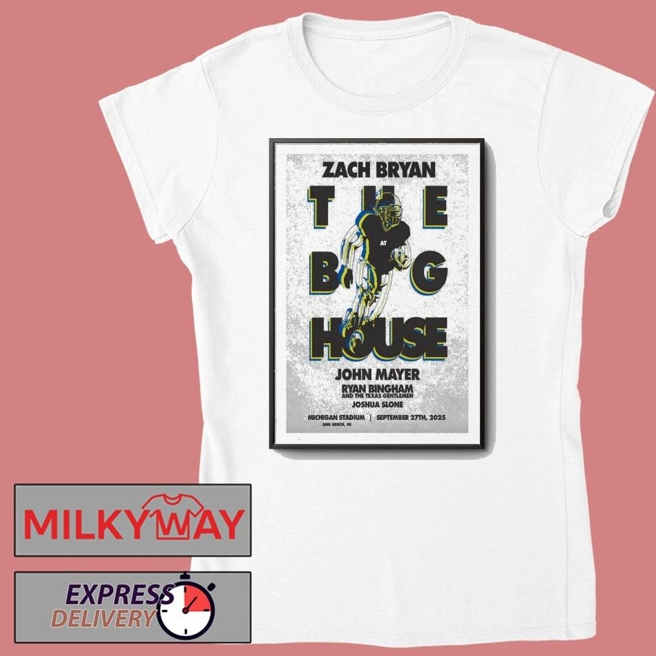 Zach Bryan Sep 27 2025 Michigan Stadium Ann Arbor MI Poster shirt
