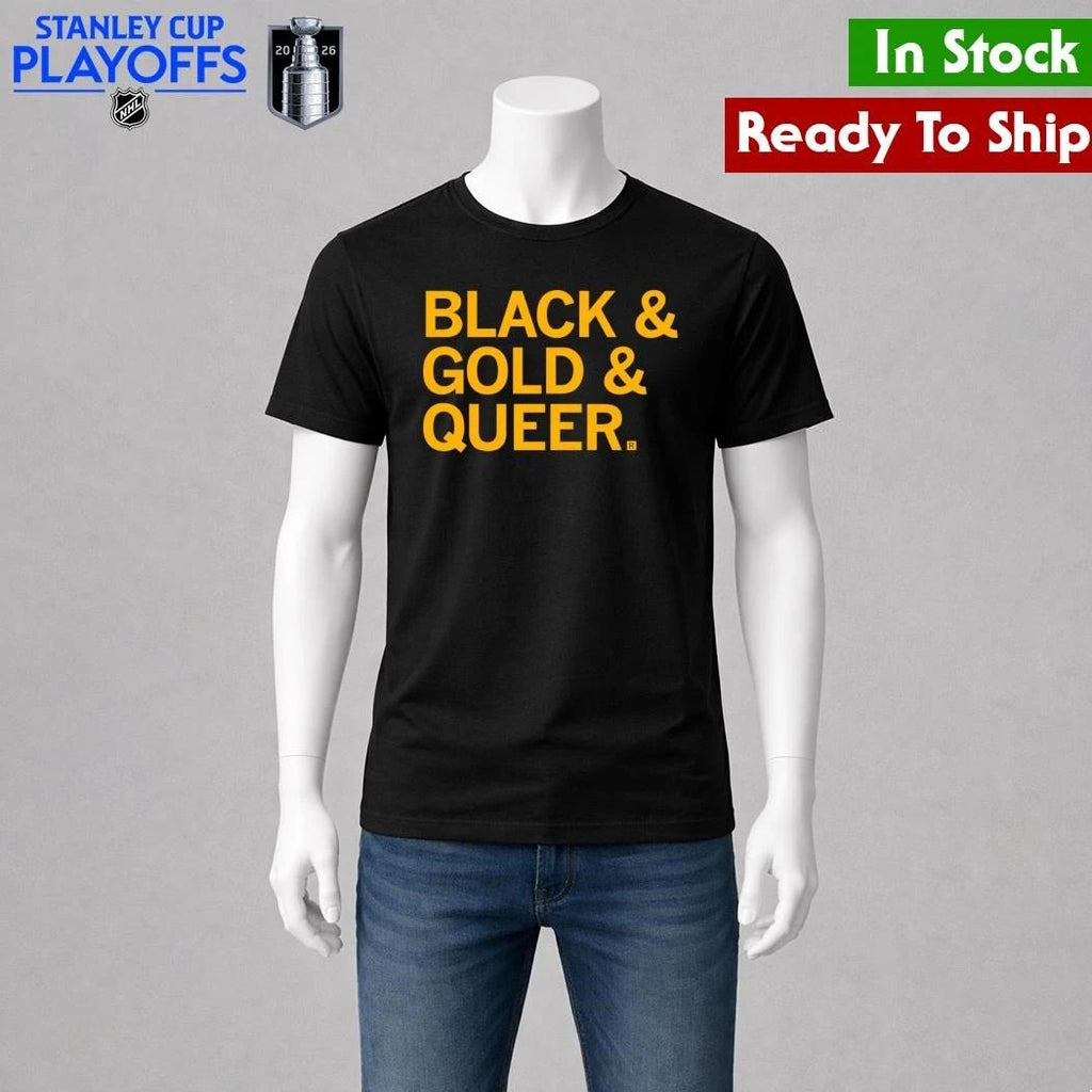 Black & Gold & Queer Shirt