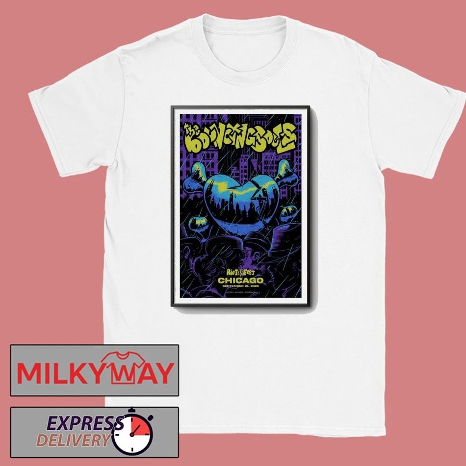 Poster The Bouncing Souls Tour Chicago, IL 09 21 2025 shirt