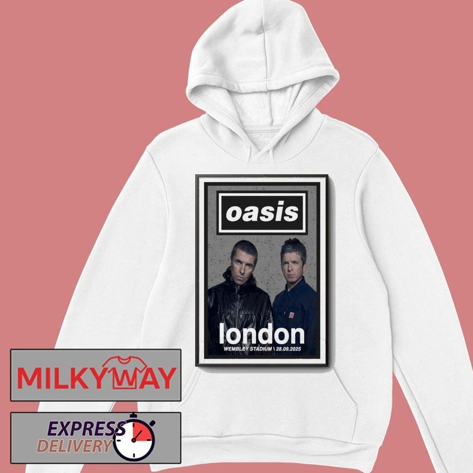 Oasis September 28, 2025 Wembley Stadium, London, UK Poster shirt