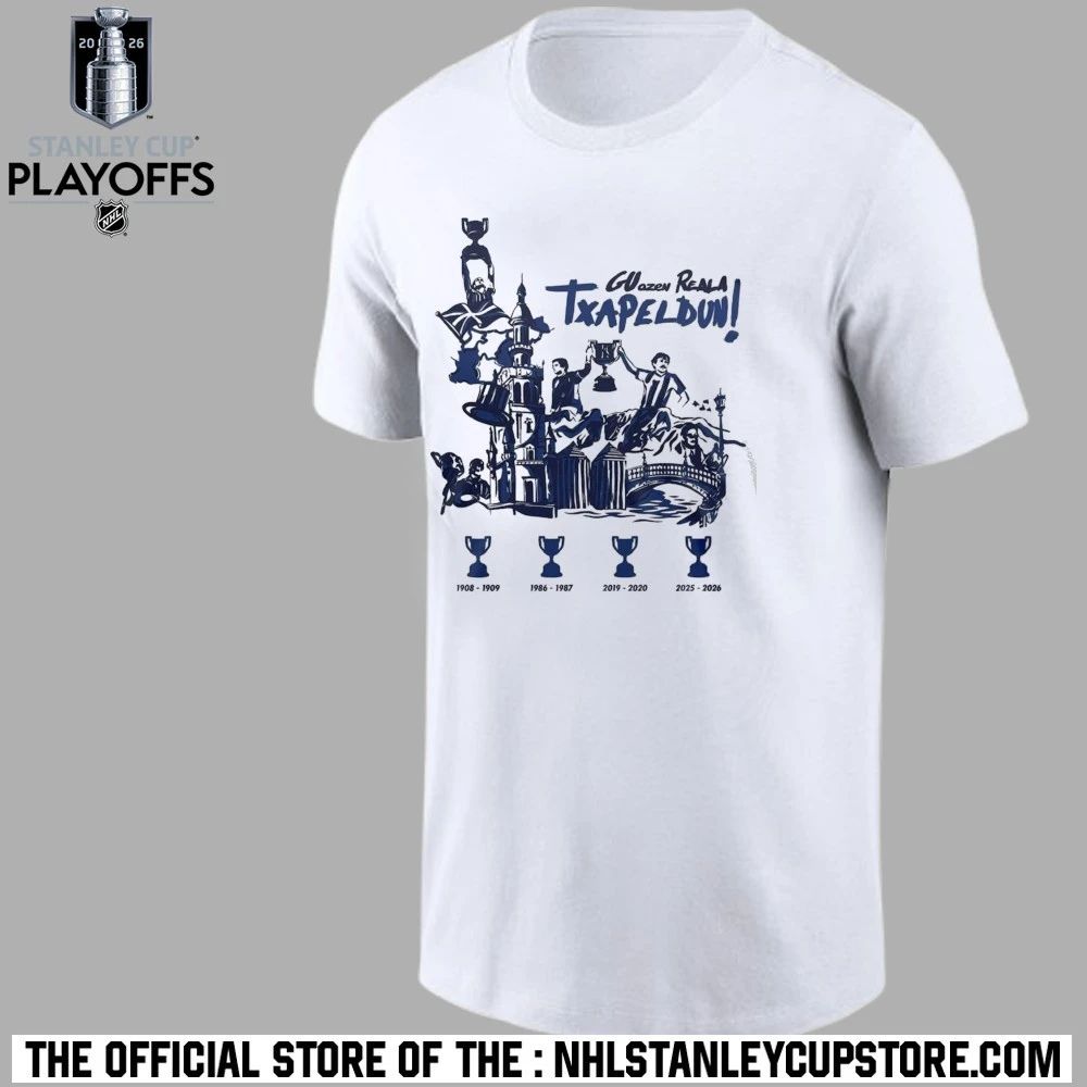 Real Sociedad de Fútbol Copa Del Rey 2025 26 Champions Shirt