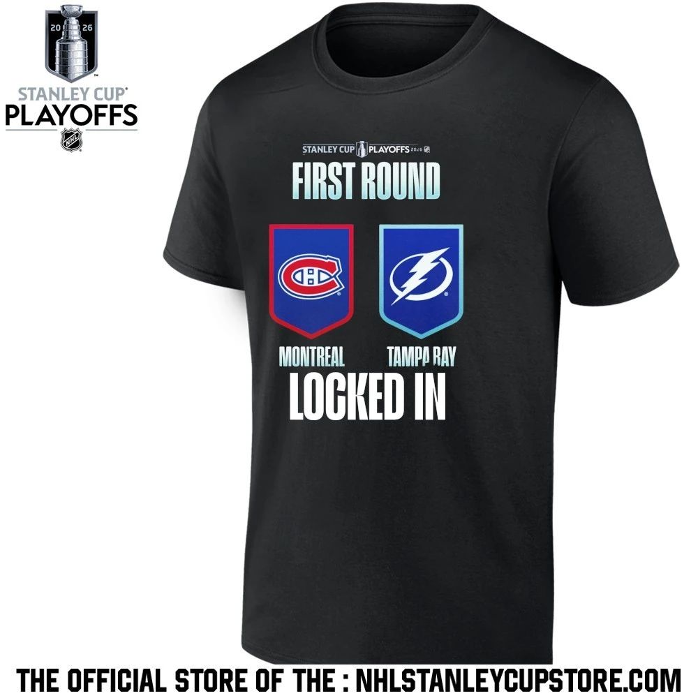 Montreal Canadiens vs Tampa Bay Lightning 2026 NHL Stanley Cup Playoffs First Round Shirt