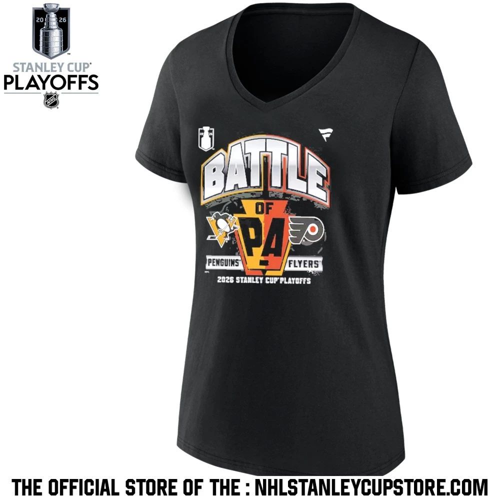 Penguins Vs Flyers Battle of PA NHL Stanley Cup Playoffs 2026 Shirt