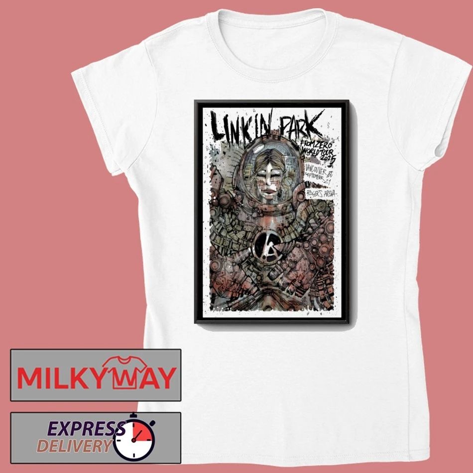 Linkin Park Vancouver Sept 21 2025 Poster shirt