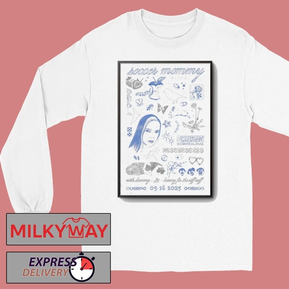 Soccer Mommy Sep 16 2025 SummerStage in Central Park New York NY Poster shirt