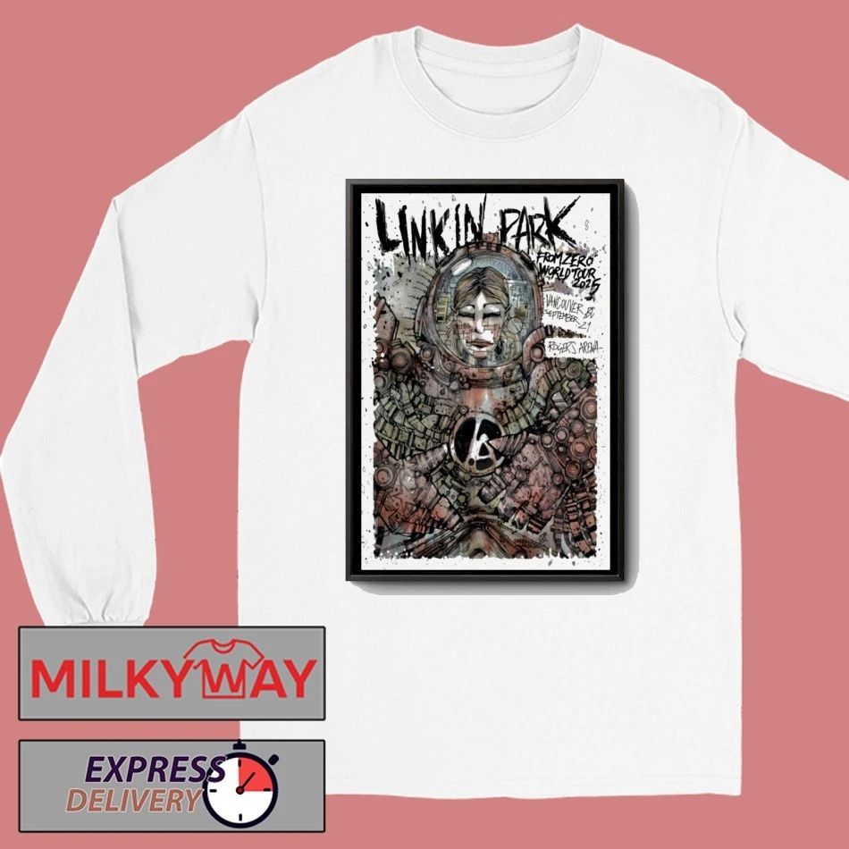Linkin Park Vancouver Sept 21 2025 Poster shirt