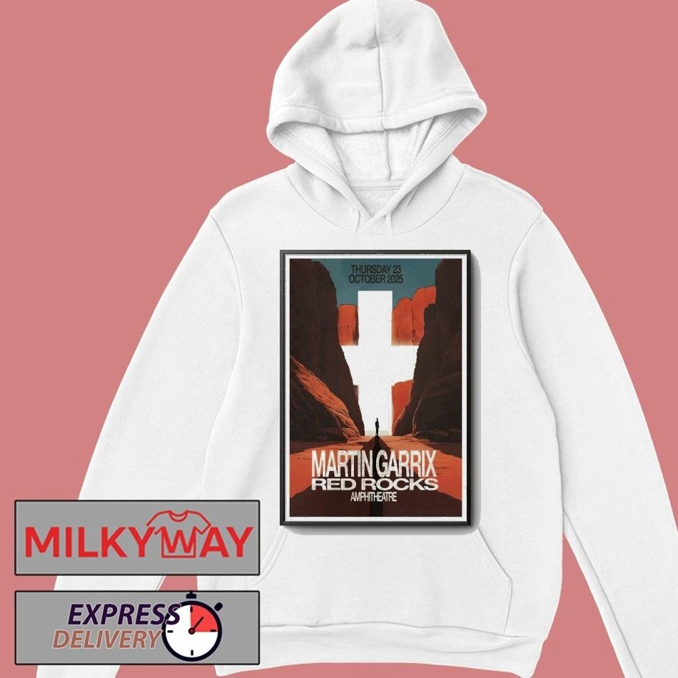 Martin Garrix October 23 2025 Red Rocks Amphitheater Morrison CO Poster shirt