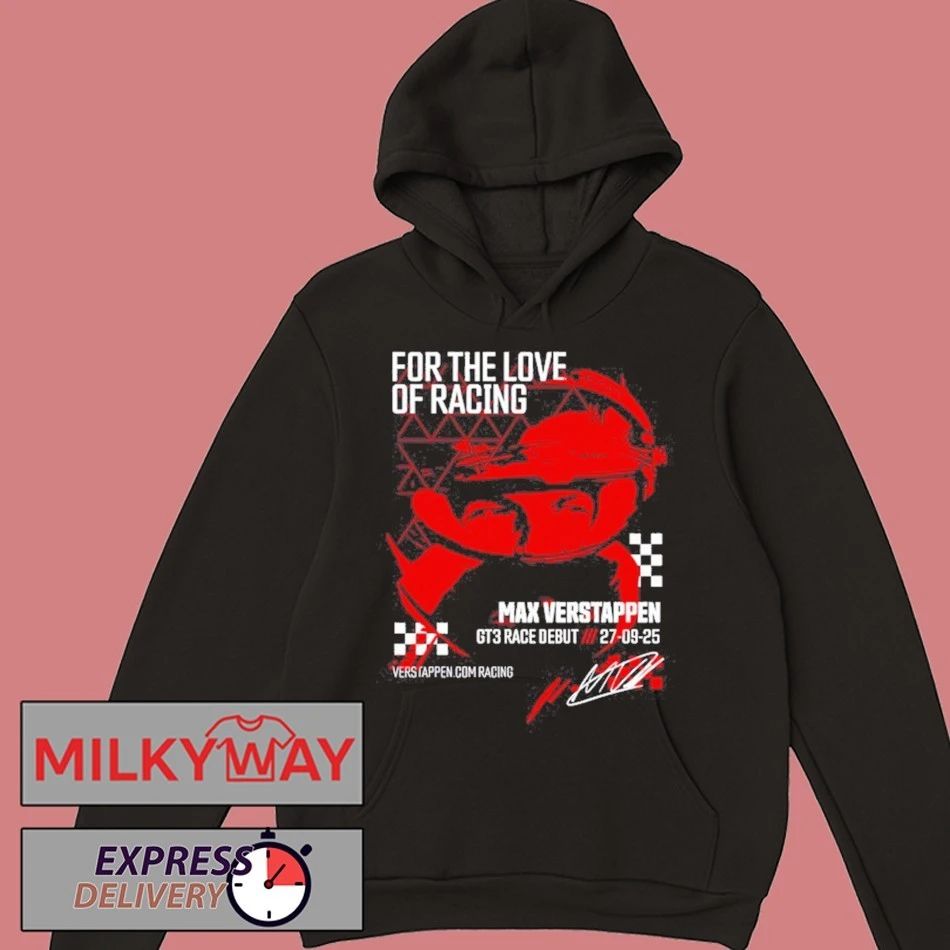 Max Verstappen Gt3 Race Debut Sep 27 2025 Shirt