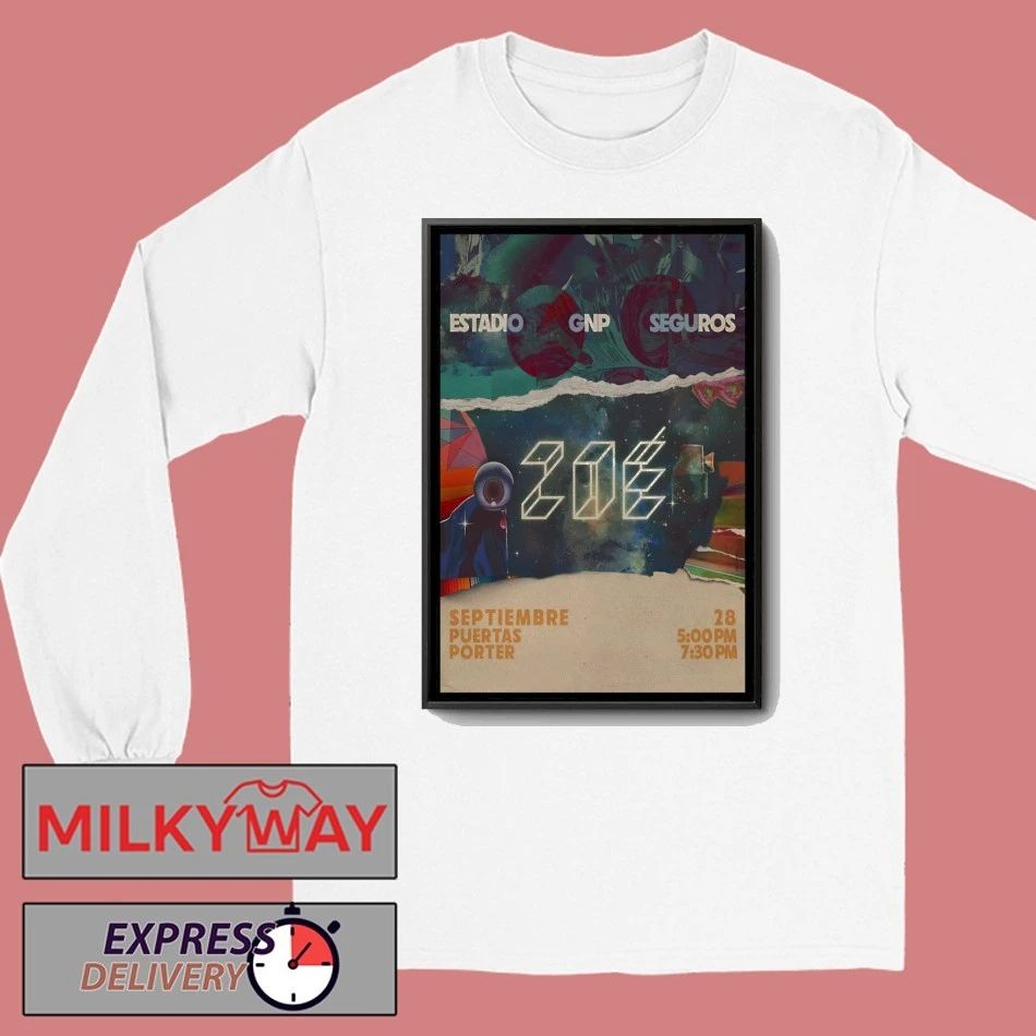 ZOÉ Sep 28 2025 Estadio GNP Seguros Mexico City Poster shirt