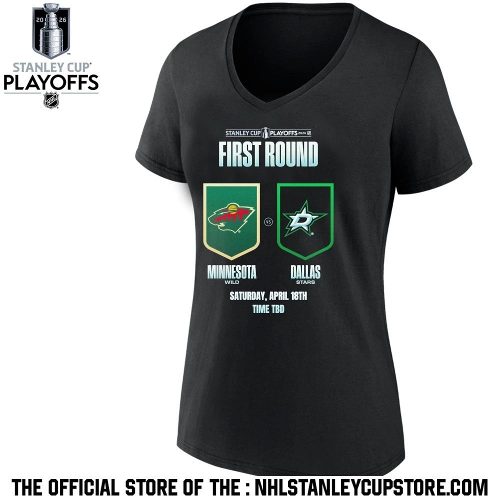 Dallas Stars vs Minnesota Wild 2026 NHL Stanley Cup Playoffs First Round Shirt