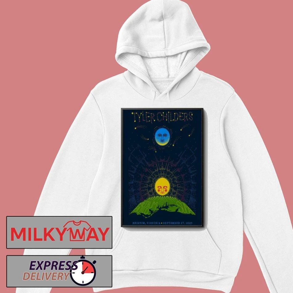 Tyler Childers September 27 2025 In Bristow, VA Tour Poster shirt