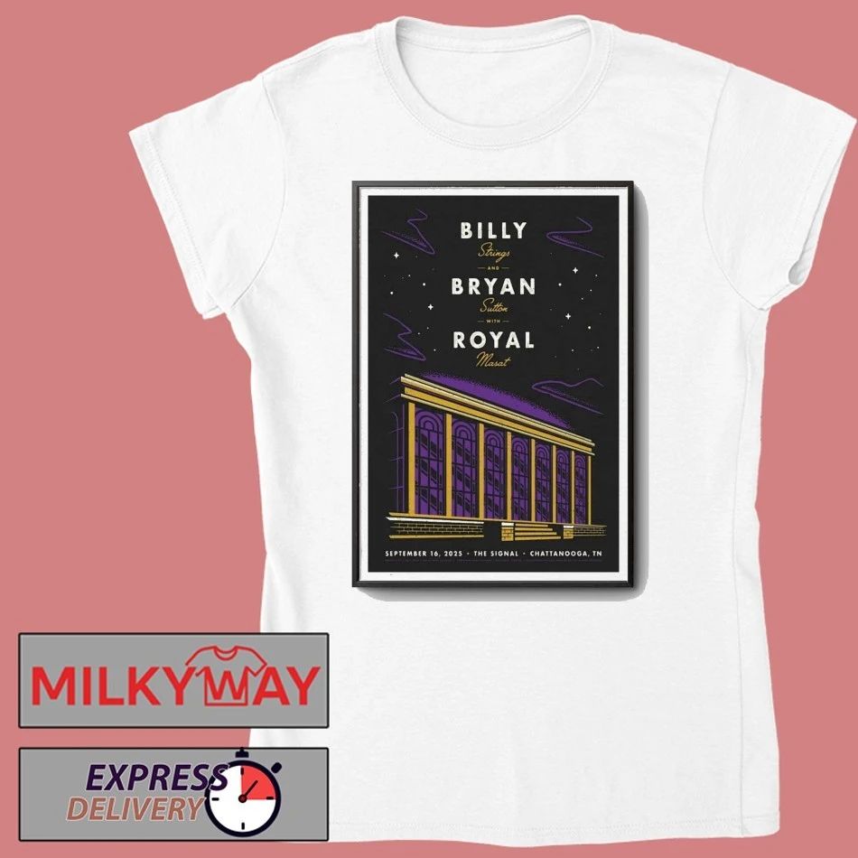 Billy Strings Tour Poster 2025 Chattanooga shirt
