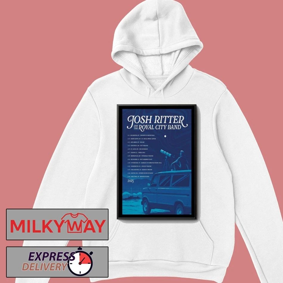 Poster Josh Ritter Tour Sep 2025 shirt