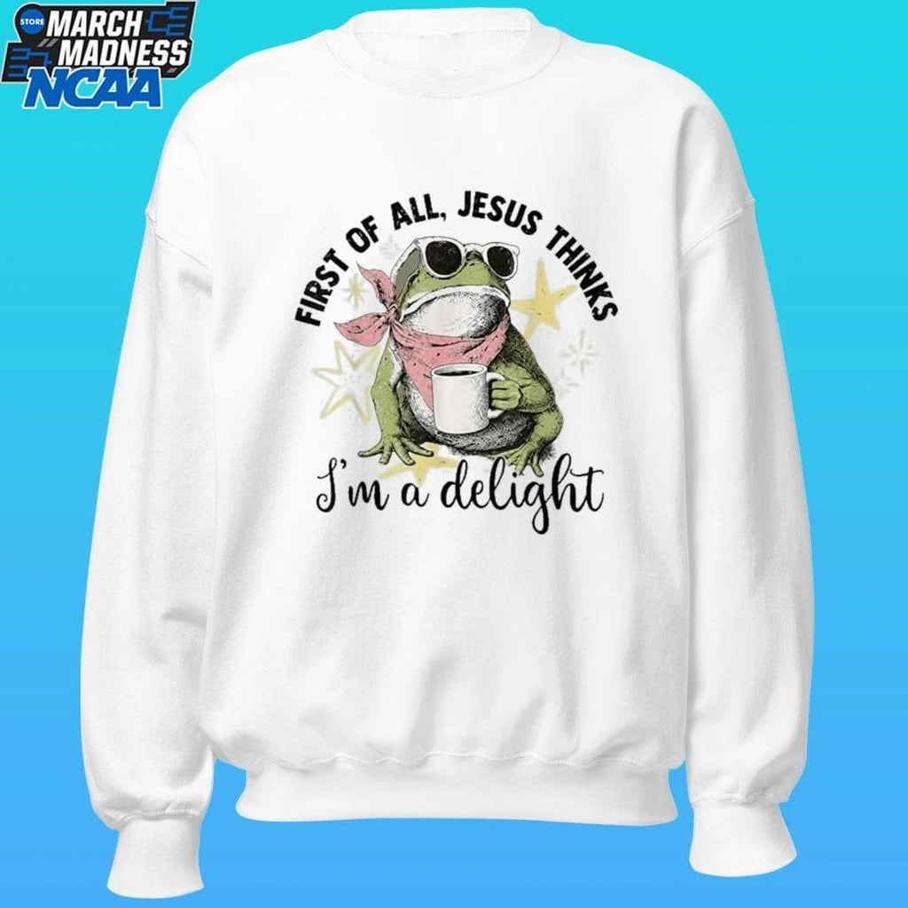 First Of All Jesus Thinks I’m A Delight Flog Frog Shirt