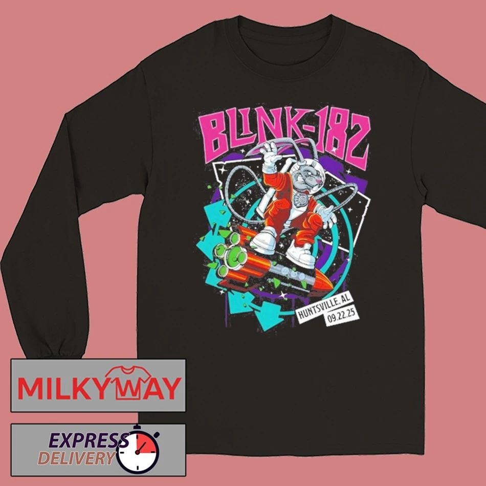 Blink 182 Sep 22 2025 Huntsville Al Event Shirt