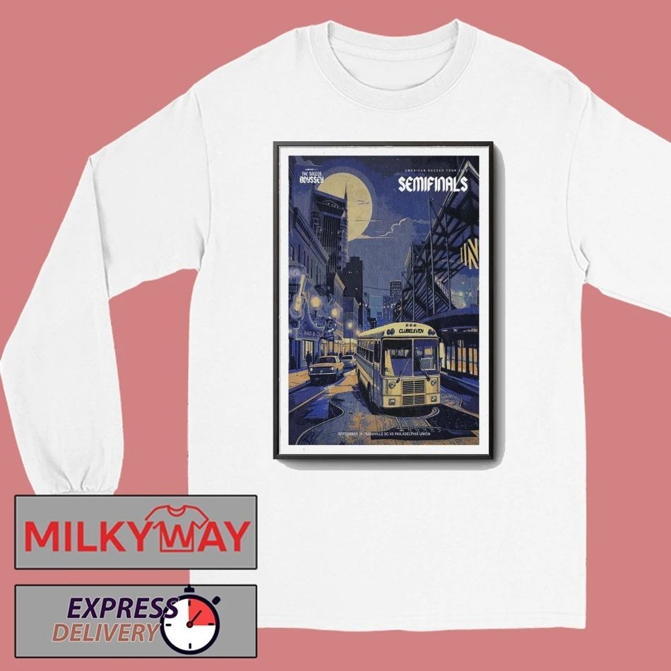 Nashville SC vs. Philadelphia Union Game 2025 Poster shirt