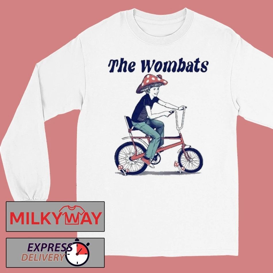The Wombats Bike Boy Australia Tour 2025 Shirt