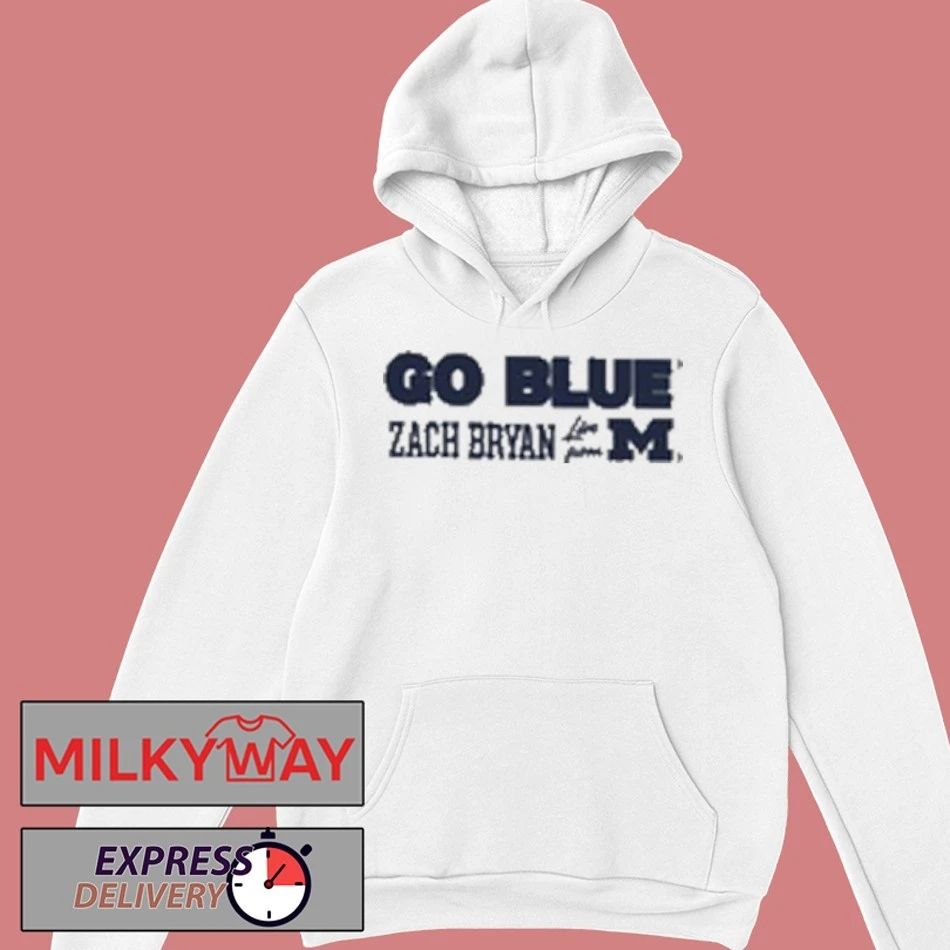 Go Blue Zach Bryan Live at Michigan 2025 shirt