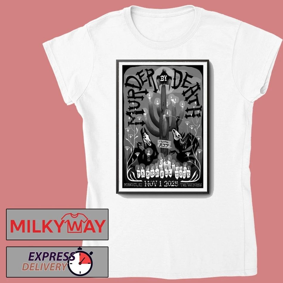 Poster Murder By Death Tour Phoenix, AZ shirt