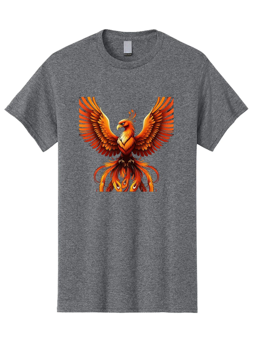 Phoenix-6 Mens Graphic Tee, 100% Cotton, Casual Summer Wear