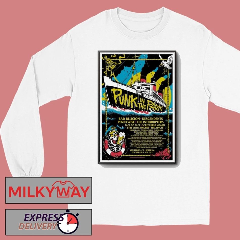 Punk In The Park San Pedro California Poster shirt