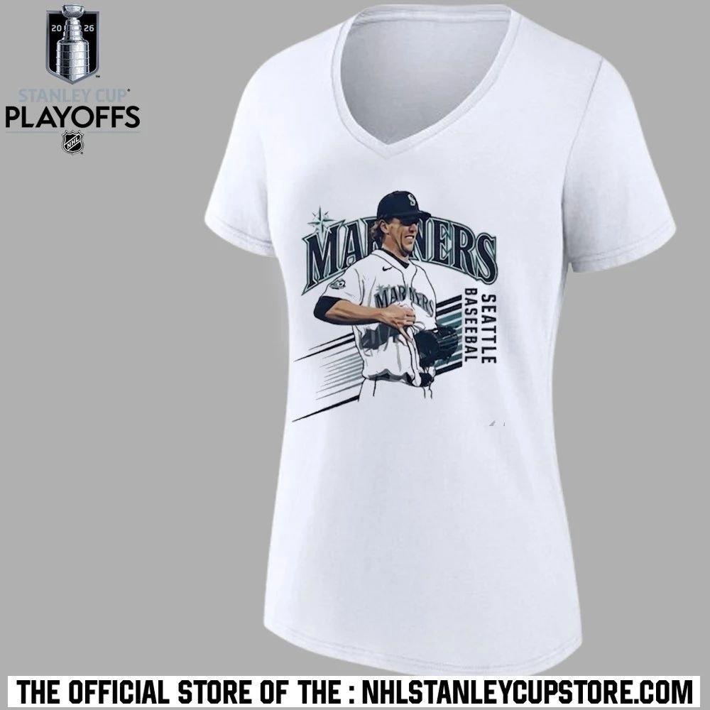Mariners Logan Gilbert Baseball Pitcher Catches Ball In Shirt
