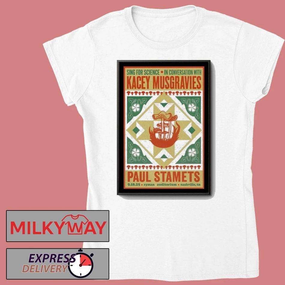 Kacey Musgraves and Paul Stamets Nashville, TN 2025 Event Poster shirt