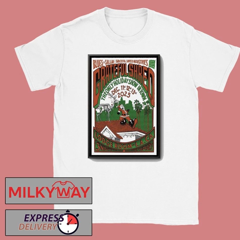 Grateful Shred 2025 Tour Date Poster shirt