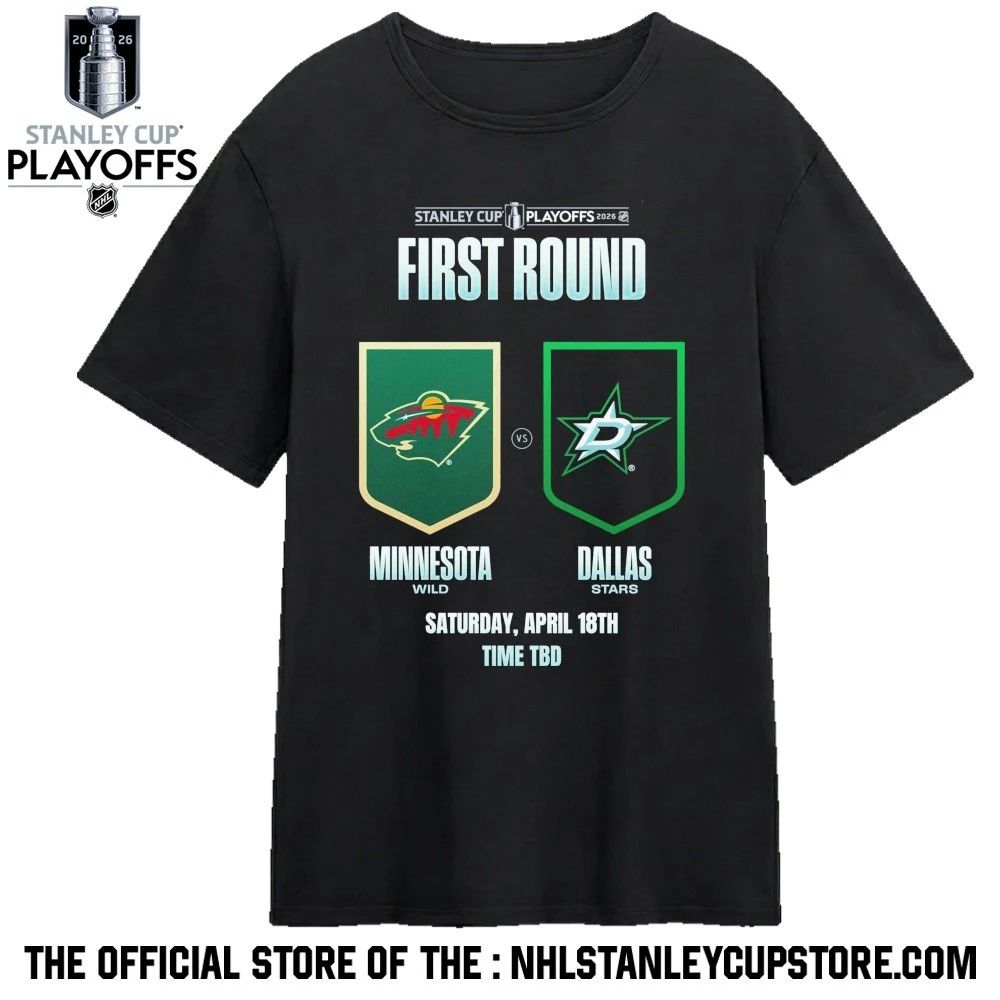 Dallas Stars vs Minnesota Wild 2026 NHL Stanley Cup Playoffs First Round Shirt