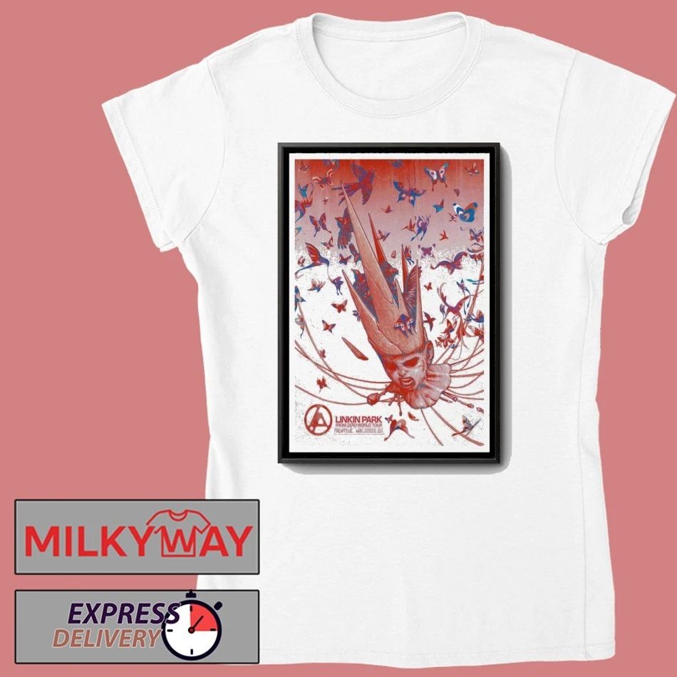 Linkin Park Washington Concert Poster shirt
