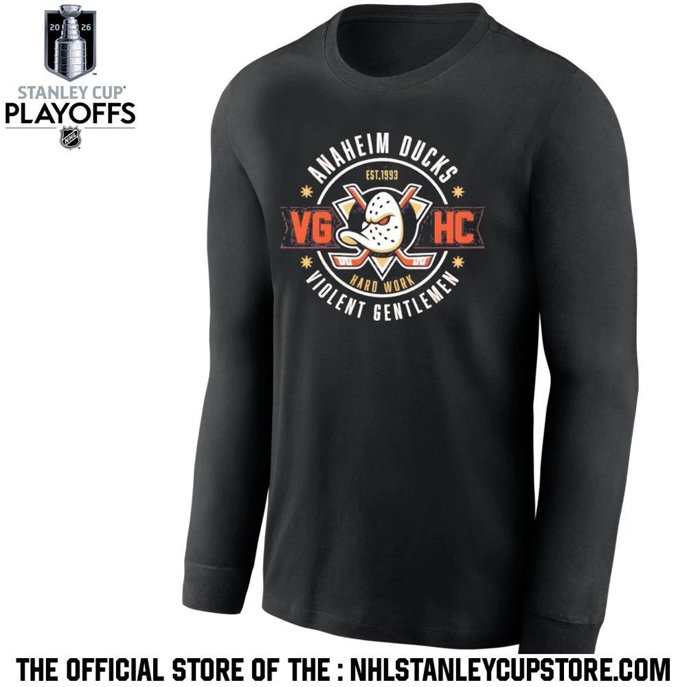 Anaheim Ducks Violent Gentlemen Hockey Vghc Nhl Stanley Cup 2026 Shirt
